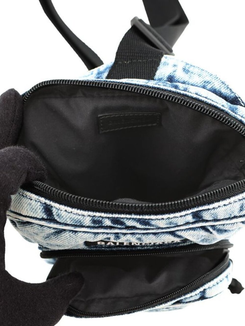 Balenciaga Belt Bag Crossbody Puffy Denim - Picture 6 of 10